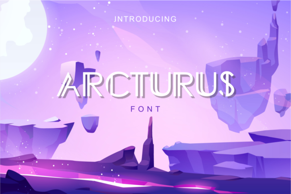 Arcturus: A Cool, Modern Display Font for Small Business Branding