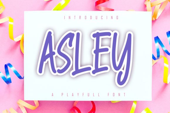Asley Font: A Handwritten Typeface for Editorial Projects