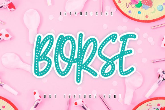 Borse: A Fun and Friendly Display Font for Handmade Products