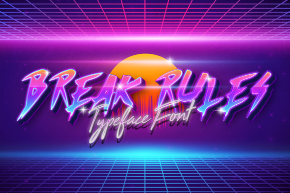 BreakRules Display Font for Editorial Impact