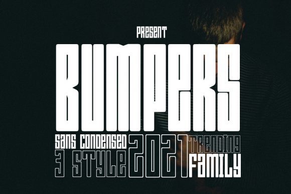 Bumpers Free Download: A Bold Futuristic Display Font