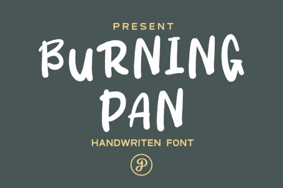 Burning Pan Display Font for Editorial Covers & Headings
