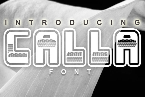 Calla: A Bold Textured Display Font for Standout Branding