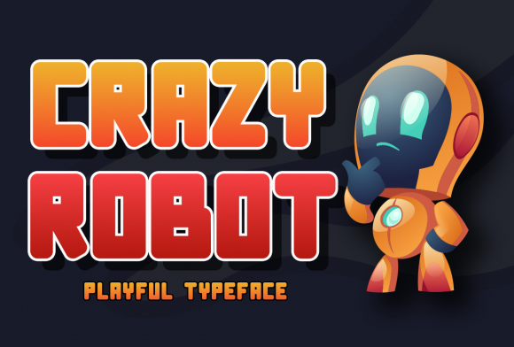 Crazy Robot: A Techno Display Font for Impactful Publishing Design