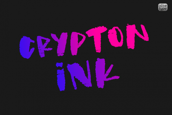 Crypton Ink: A Cool Display Font for Trendy Branding