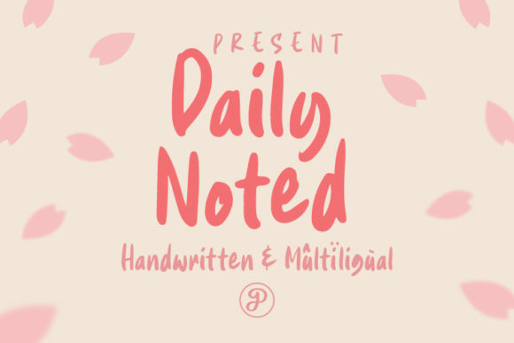 Daily Noted: A Fresh Display Font for Modern Web Design