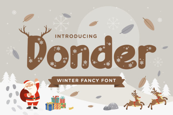 Donder: A Modern Display Font for Standout Campaign Visuals