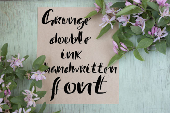 Double Ink: A Cool, Trendy Display Font for Small Business Branding