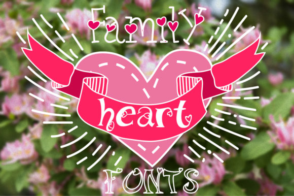 Family Heart: A Modern Display Font for Editorial Charm