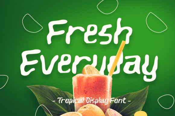 Fresh-Everyday: A Joyful Display Font for Editorial Warmth