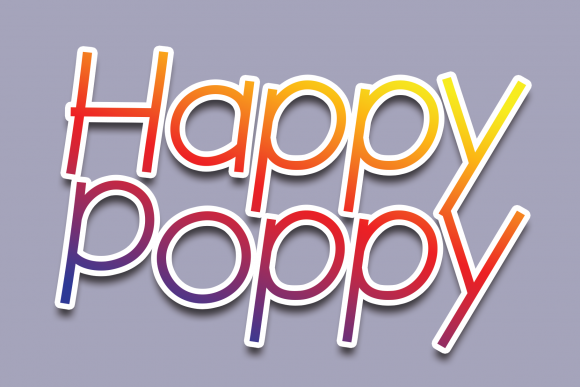 Happy Poppy: A Jolly Display Font for Branding