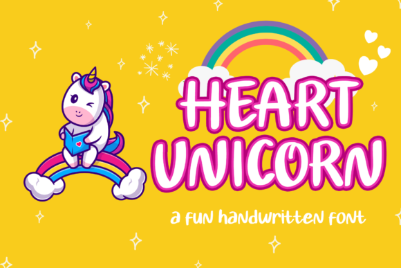 Heart Unicorn Font: Playful Typography for Crafters