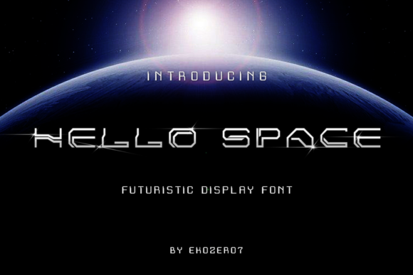Hello Space: A Futuristic Display Font for Scroll-Stopping Campaigns