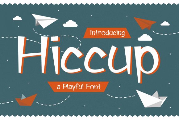 Hiccup: The Whimsical Display Font for Small Business Branding