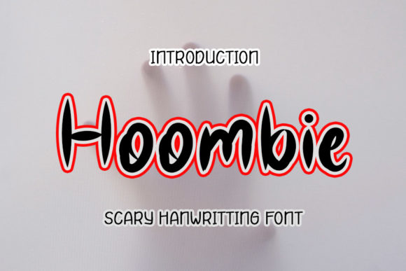 Hoombie: A Cute Display Font for Crafters and Makers
