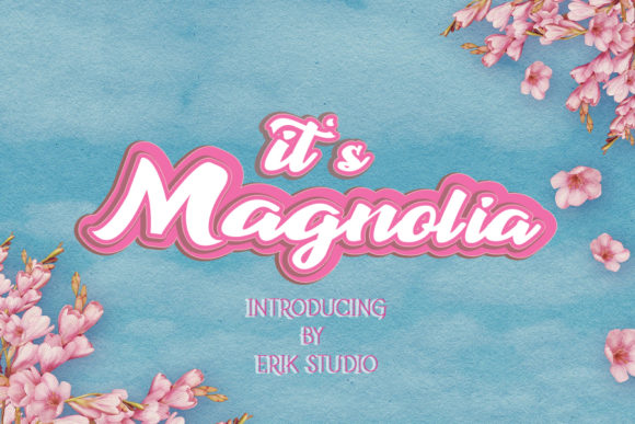 It s Magnolia: A Friendly Display Font for Web Design