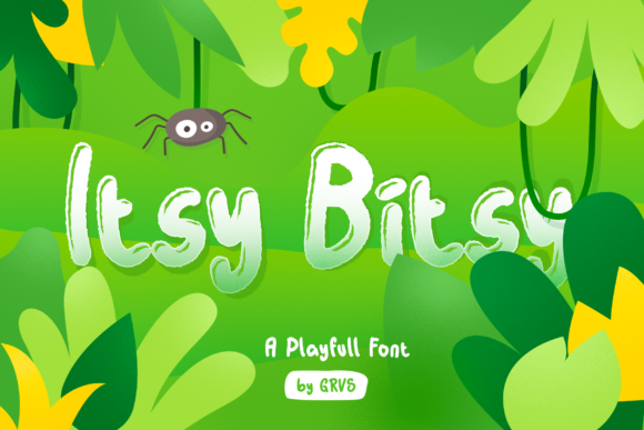 Itsy Bitsy Display Font for Playful Brand Identity