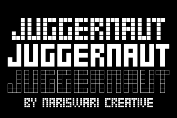 Juggernaut Display Font for Bold Editorial Design