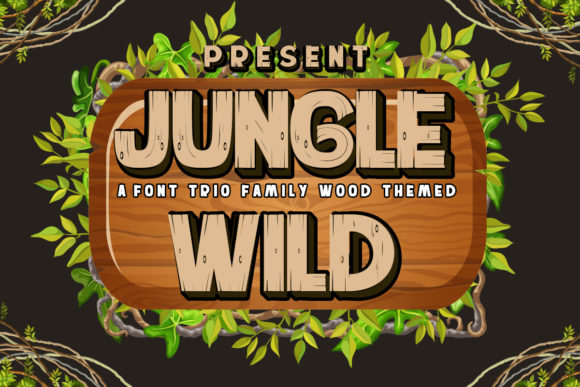 Jungle Wild Display Font for Bold, Organic Campaign Graphics