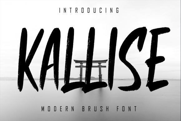 Kallise: A Brushed Display Font for Editorial Design