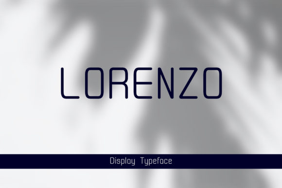 Lorenzo Display Font for Modern Publication Design