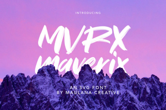 Maverix Display Font for Urban Editorial Design