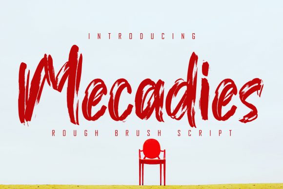 Mecadies Display Font for Modern Campaign Design