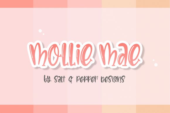 Mollie Mae: A Bouncy Quirky Display Font for Web Designers