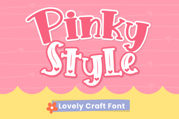 Pinky Style Font for Sweet, Playful Branding