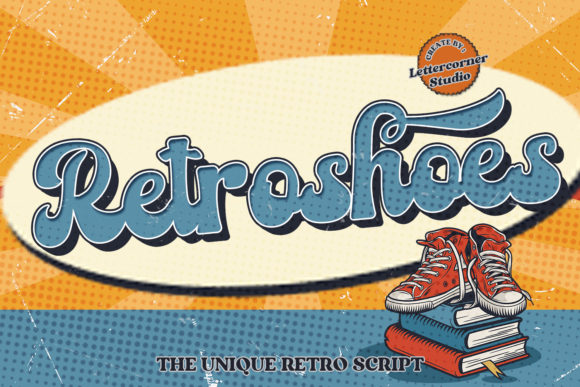 Retroshoes: A Bold Display Font for Editorial Impact