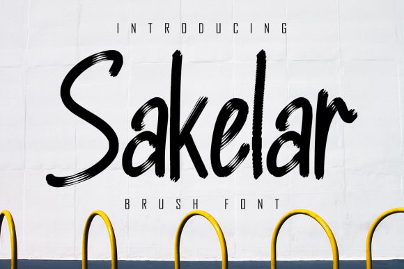 Sakelar: A Rough Brushed Display Font for Digital Design