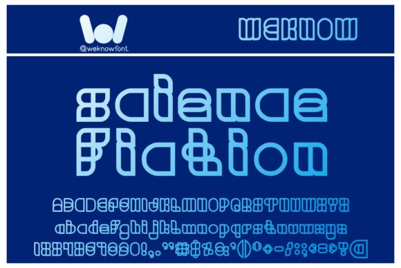 Science Fiction Font for Modern Display Design