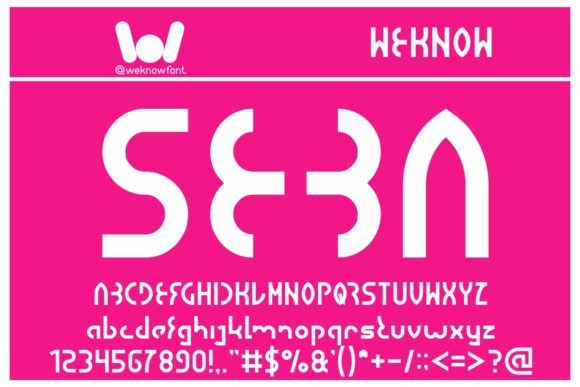 Seba Display Font for Modern Crafters & Sellers