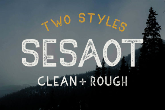 Sesaot: The Display Font for Confident Campaigns