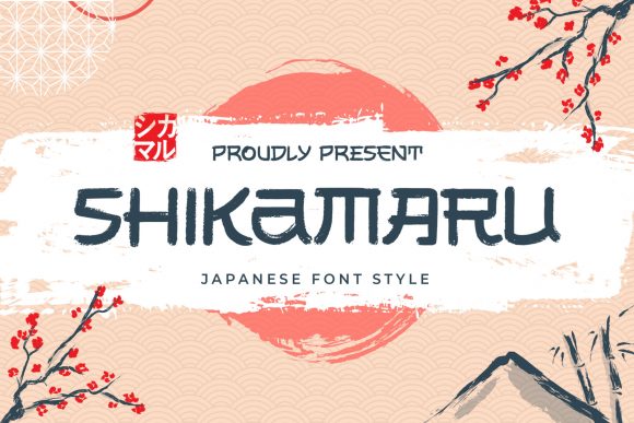 Shikamaru: A Japanese Brushed Display Font for Standout Branding