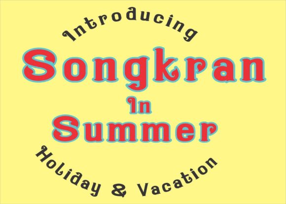 Songkran in Summer: A Thai-Inspired Display Font for Distinctive Web Typography