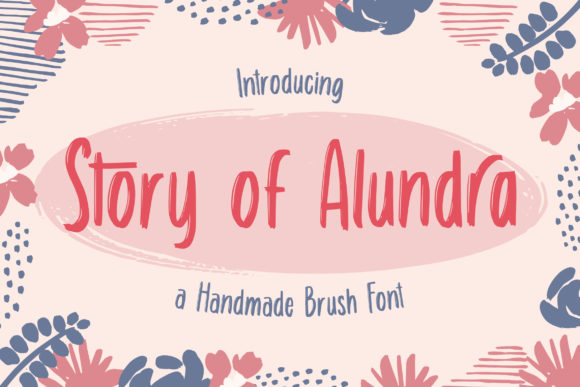 Story of Alundra: A Handmade Brush Display Font for Scroll-Stopping Brand Content