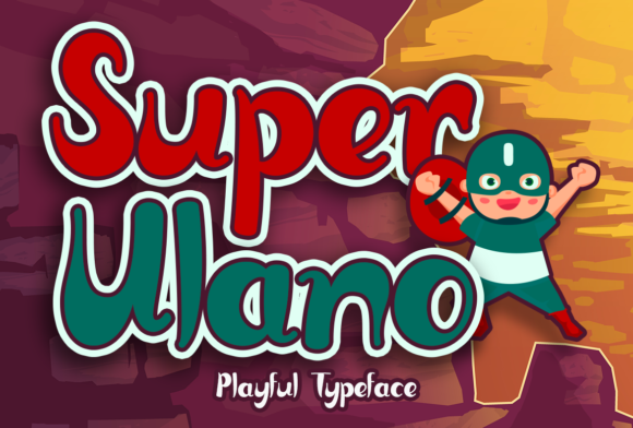 Super Ulano: A Playful Retro Display Font for Brand Identity