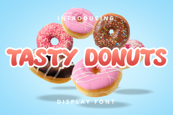 Tasty Donuts Font: A Chunky, Colorful Display Typeface