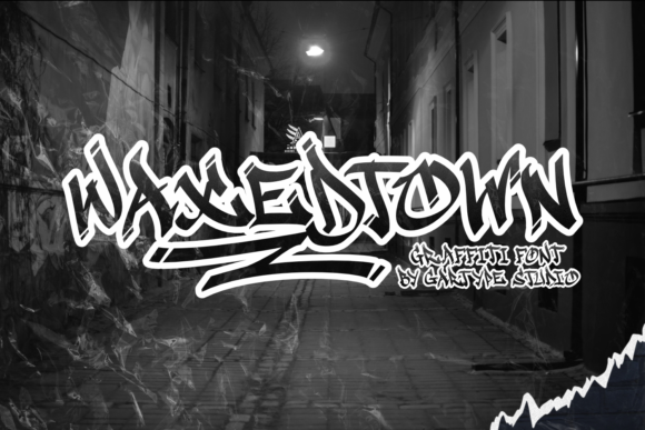 Waxedtown: The Cool Graffiti Display Font for Crafters